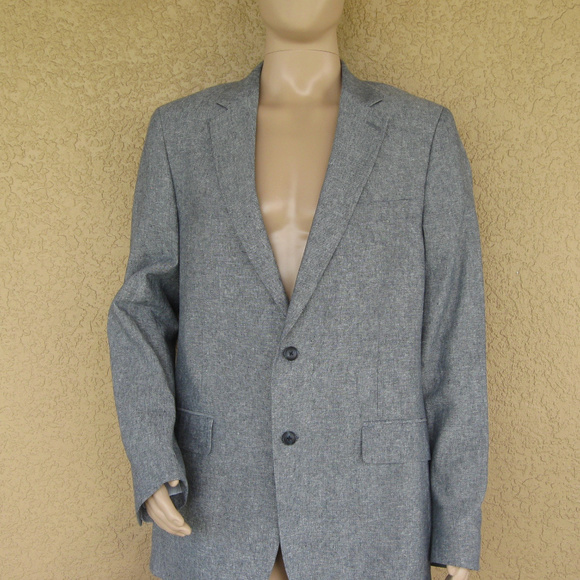 Stafford Other - Stafford Tailored Sports Jacket BlueWhite Size 42L